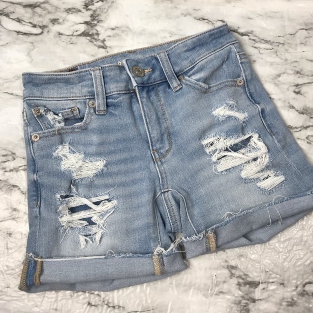 American Eagle AE Dream Denim Midi Short light